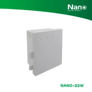 NANO ตู้กันน้ำพลาสติก 22W ขนาด 8.5*9.5*5.5 ขาว